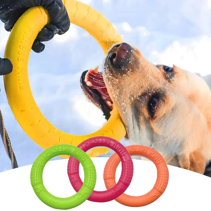 Dog Toy Training Ring Puller Puppy Flying Disk Chewing Toys Outdoor Interactive Toy Dog Game Playing Supplies Zabawki Dla Psa