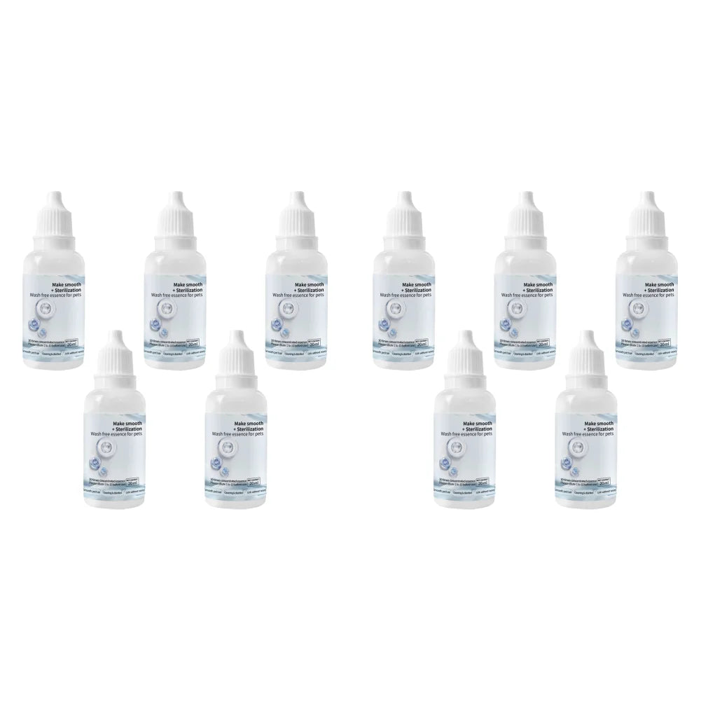 10-3PC Cat Steam Brush Wash Free Essence Hair Serum Animal Grooming Essence Cat Dog Depilation for Cat Steamy Brush Pet Cleaning