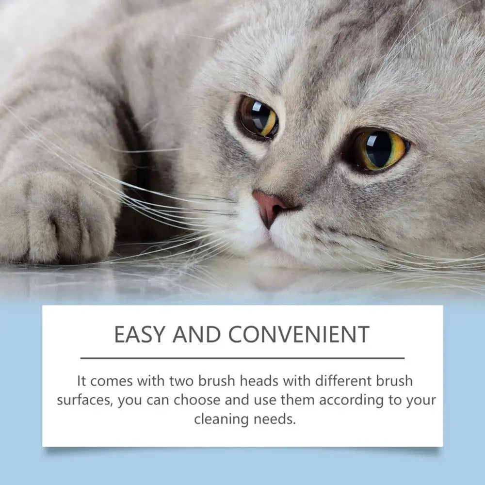 Cat Chin Cleaner 30g Blackhead Cleaning Lotion Pet Chin Acne Care Brush Dog Cat Grooming Supplies Tooth Stain Remover for Pets