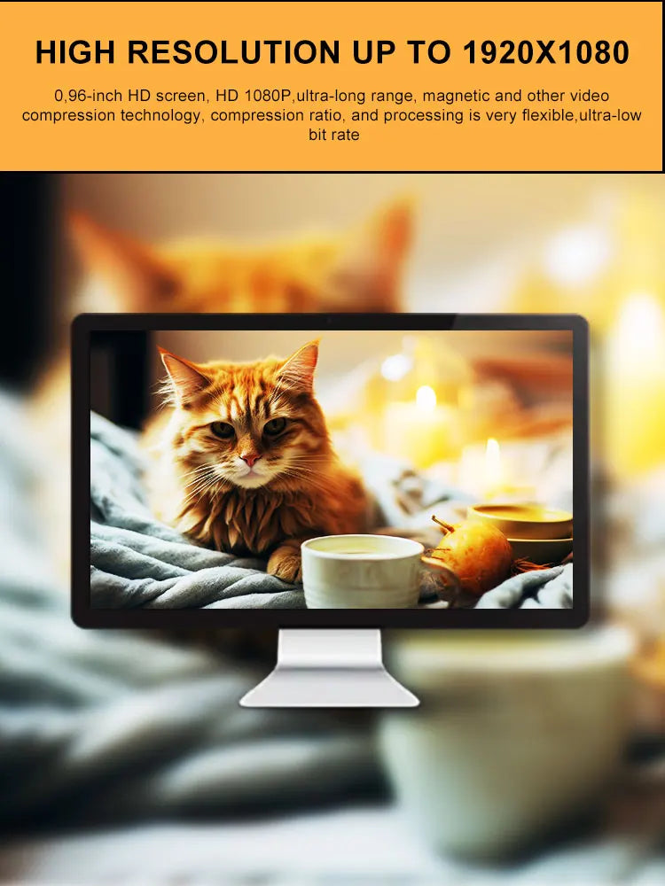 BORME HD 1080P Pet Cameras Dog Cat Pet Camera Wireless Collar Camera No WiFi Needed Video Records for Cats Dogs Birthday Gift