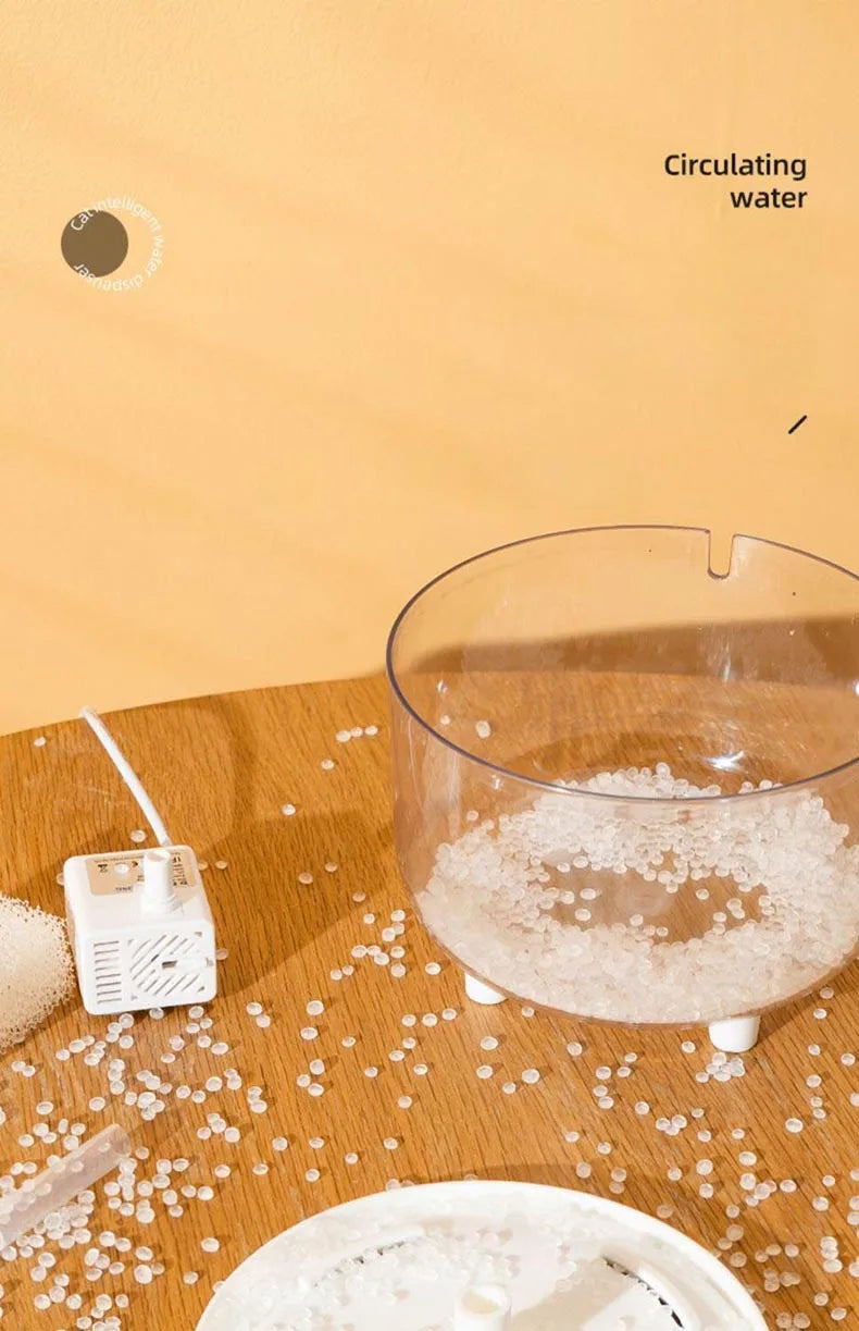 USB Electric Mute 1L Pet Water Fountain Automatic Cat Drink Bowl Filter Pet Drinking Dispenser Drinker For Cats Water Filter