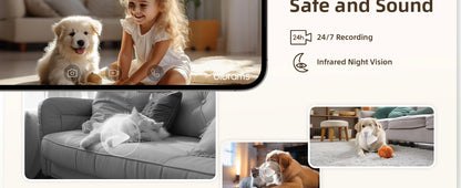 Blurams 360° Indoor Pet Camera with 2-Way Talk