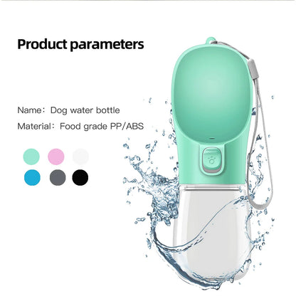 Pet Portable Big Dog Water Bottle for Small Large Dogs Outdoor Hiking Leakproof Puppy Drinking Bowls Golden Retriever Supplies