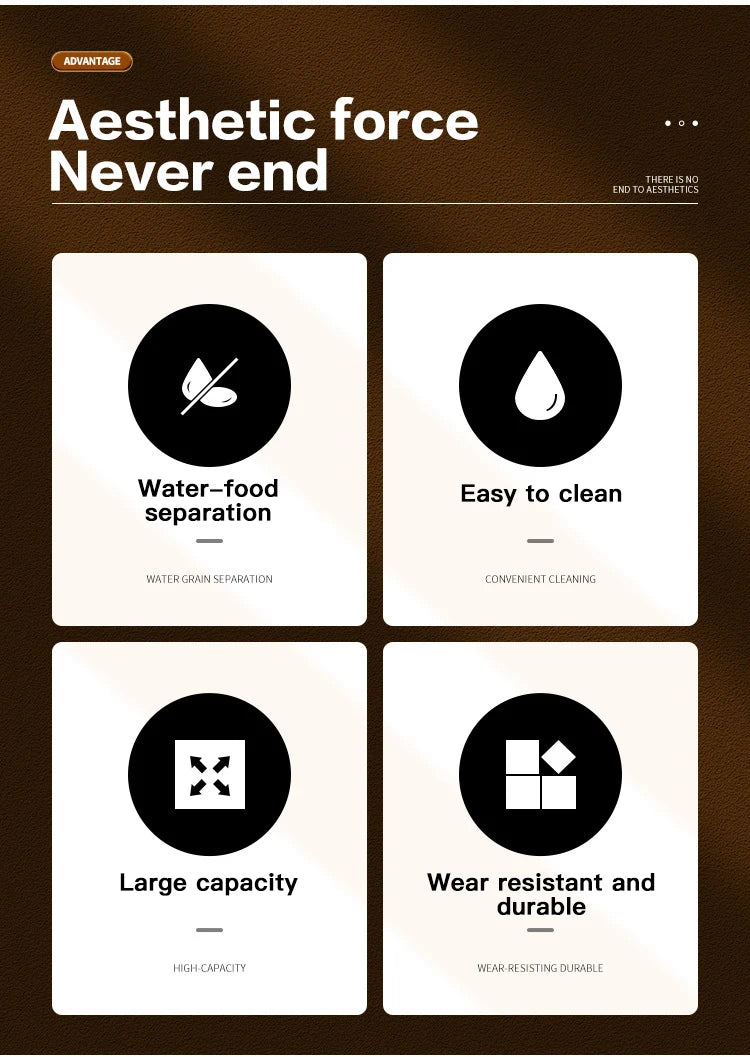 Large Capacity Automatic Gravity Pet Feeder and Water Dispenser Dual Bowl Leak Proof for Cats Dogs Home Travel Feeding Station