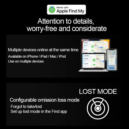 Smart GPS Tracker Mini Tag For IOS Apple Find My APP ITag Anti Lost Reminder Device MFI Rated Locator Car Key Pet Kids Finder