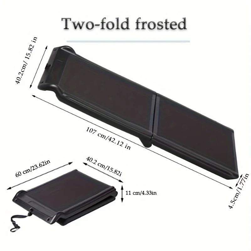 KEMORELA 70/42 Long Folding Pet Ramp Stair For Cars Trucks & SUVs -Fits Large Dogs With Side Rails.Supports 150 lbs.Easy ToStore