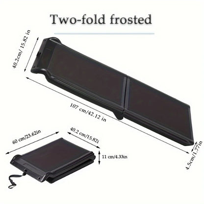 KEMORELA 70/42 Long Folding Pet Ramp Stair For Cars Trucks & SUVs -Fits Large Dogs With Side Rails.Supports 150 lbs.Easy ToStore