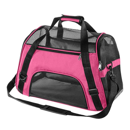 Cat Bags Portable Puppy Dog Carrier Bag Cats Handbag Mesh Breathable Foldable Travel Pet Bag Pet Carrying Supplies