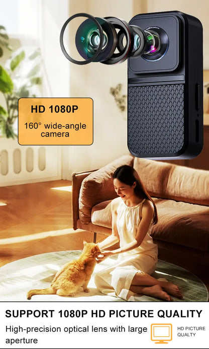 BORME HD 1080P Pet Cameras Dog Cat Pet Camera Wireless Collar Camera No WiFi Needed Video Records for Cats Dogs Birthday Gift