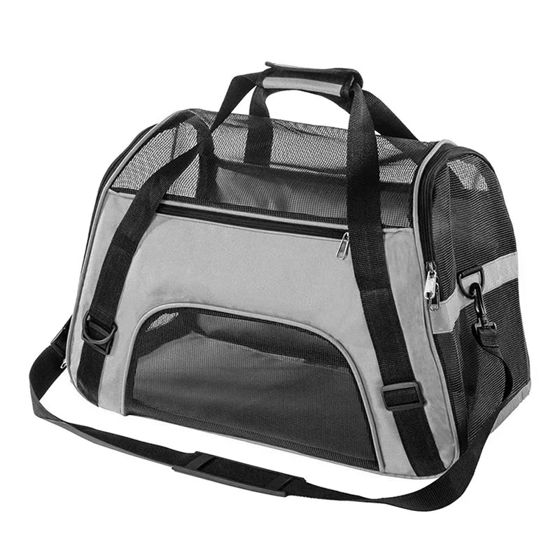 Cat Bags Portable Puppy Dog Carrier Bag Cats Handbag Mesh Breathable Foldable Travel Pet Bag Pet Carrying Supplies
